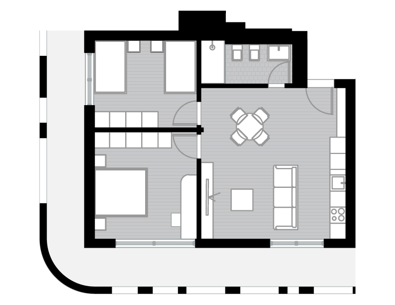 Two-Bedroom Apartment - Type 1